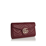GG Marmont wallet on chain