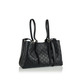 GG Emblem medium leather tote bag