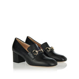 Lady Horsebit leather loafer pumps