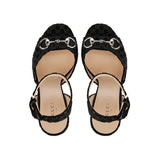 Horsebit platform sandals