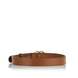 GG Marmont thin leather belt with double G buckle