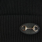 Cashmere beanie with Double G