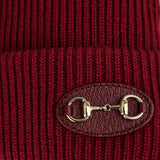 Cashmere beanie with Double G