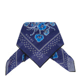 Printed cotton pocket square