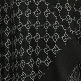 GG Wool jacquard cape