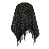 GG Wool jacquard cape