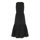 Gathered tiers midi dress