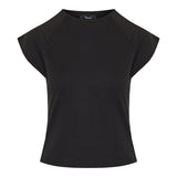 Raglan cap-sleeve t-shirt