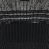 Ribbed crew-neck T-shirt