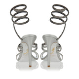 Braid cleo silver sandal