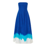 Alessia linen maxi dress