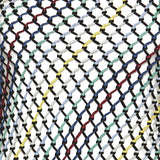 Niamh fishnet asymmetric fringe tunic