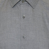Cotton and cashmere twill shirt