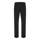 Pressed-crease tapered trousers