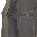 Patch-pocket zip-front shirt