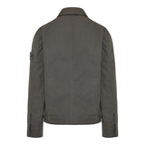 Patch-pocket zip-front shirt