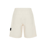 Gabardine wide-leg bermuda shorts