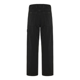 Compass-patch cargo trousers