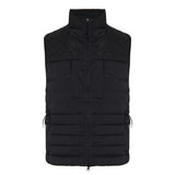 Down vest seamless tunnel nylon down-tc