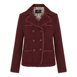 Double-breasted wool and mohair jacket