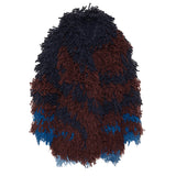 Wool and alpaca fur stitch jacket