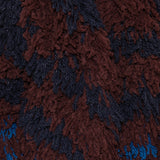 Wool and alpaca fur stitch jacket