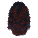 Wool and alpaca fur stitch jacket