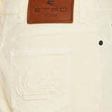 Logo-patch cotton straight-leg jeans