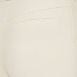 Wool-blend flared trousers