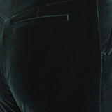 Flared velvet trousers