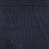 Drawstring jacquard trousers