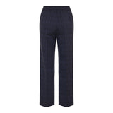 Drawstring jacquard trousers