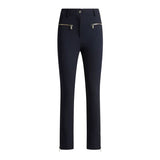 Slim-fit trousers with zip