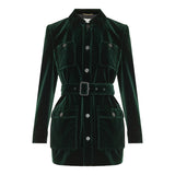 Saharienne velvet jacket