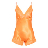 Silk and lace jumpsuit