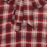 Checked silk blouse