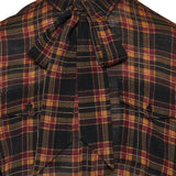 Cassandre Lavallière wool tartan shirt