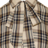 Cassandre Lavallière tartan shirt