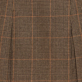 Prince of Wales wool-cashmere midi skirt