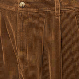 Wide-leg corduroy trousers