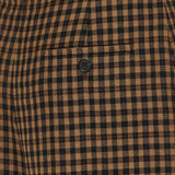 Checked wool culottes