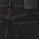 V-waist long baggy jeans