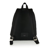 City Leather-trimmed backpack