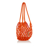 Woven cord shoulder bag