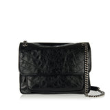 Niki medium leather shoulder bag