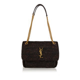 Niki medium raffia shoulder bag
