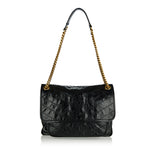 Niki medium leather shoulder bag