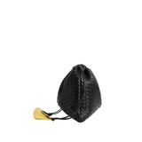 Dustbag leather top-handle bag