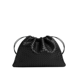 Dustbag leather top-handle bag