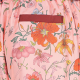 Printed silk trousers